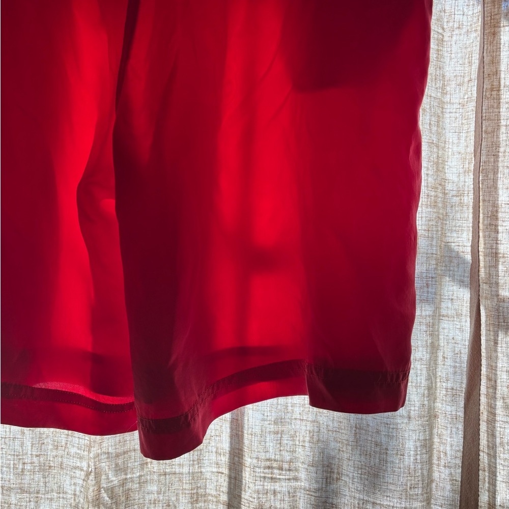 Vintage Silk Red Shorts